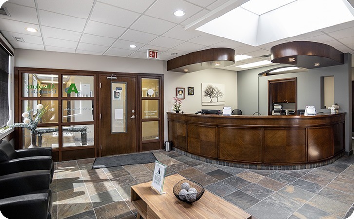 Welcoming Reception Area | Absolute Dentistry | Family & General Dentist | Okotoks Dentist