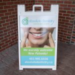 Entry Signage | Absolute Dentistry | Family & General Dentist | Okotoks Dentist