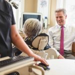 Dr. James Stobbe with Patient | Absolute Dentistry | Family & General Dentist | Okotoks Dentist